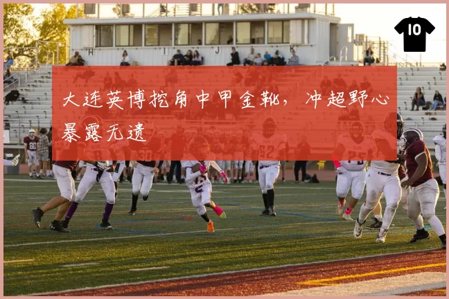 大连英博挖角中甲金靴,冲超野心暴露无遗