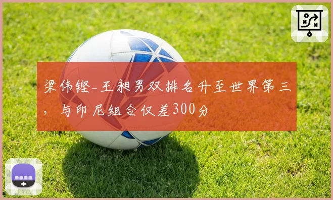 梁伟铿_王昶男双排名升至世界第三，与印尼组合仅差300分